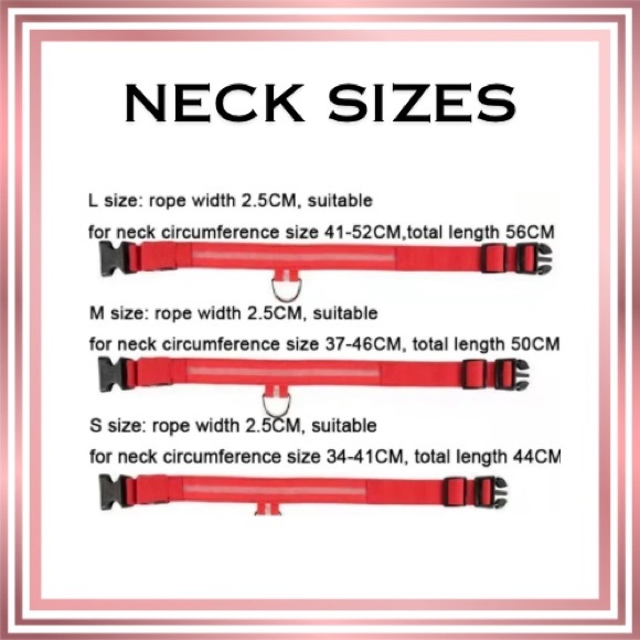 LED Lighted Pink Size Small Dog Collar - Picture 4 of 4